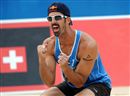 American Todd Rogers Sunday at the SWATCH World Tour event in Berlin with a semi-final win over Spain