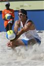 Todd Rogers (USA) receives